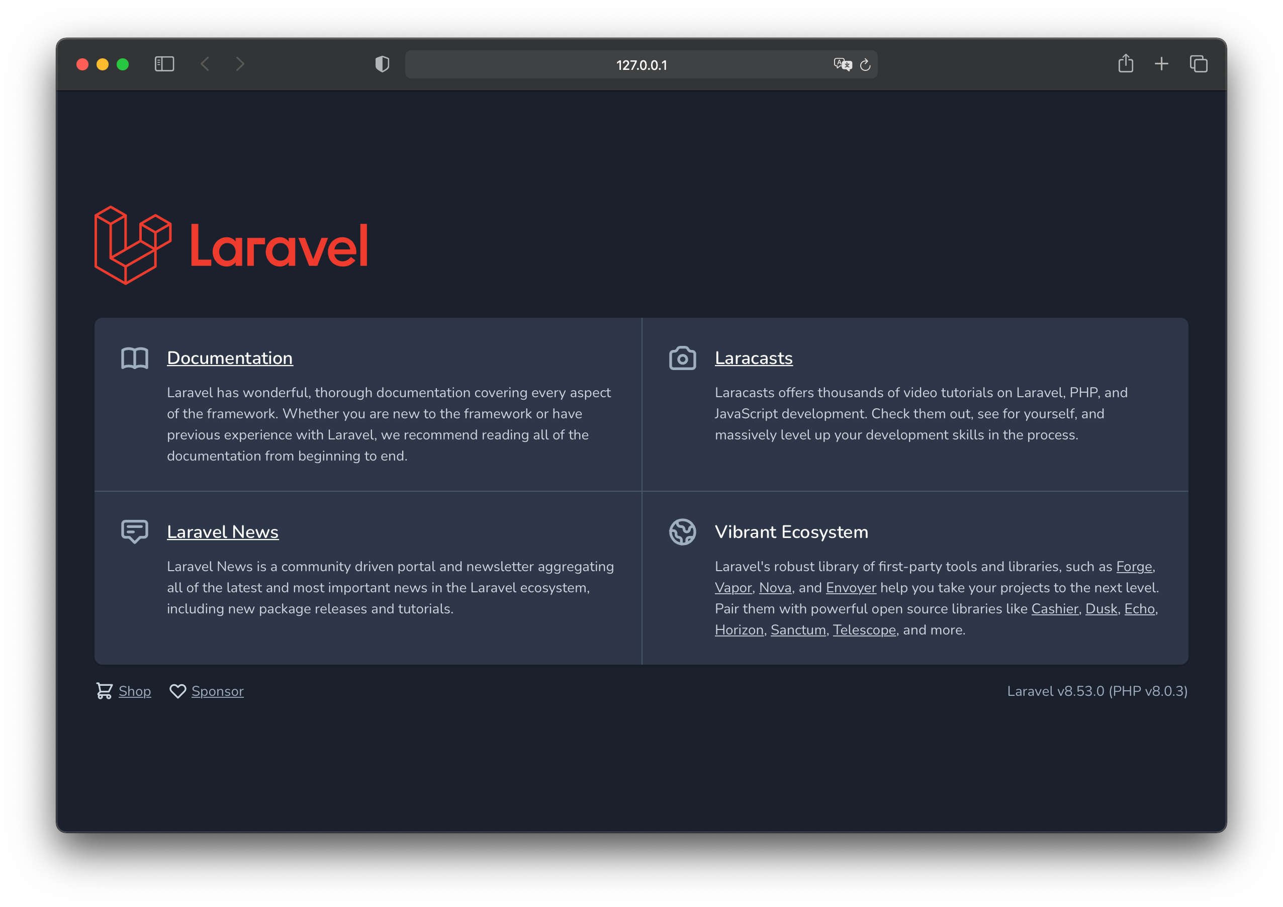 Tutoriel Laravel 8 #1  Configuration du projet  Gekkode